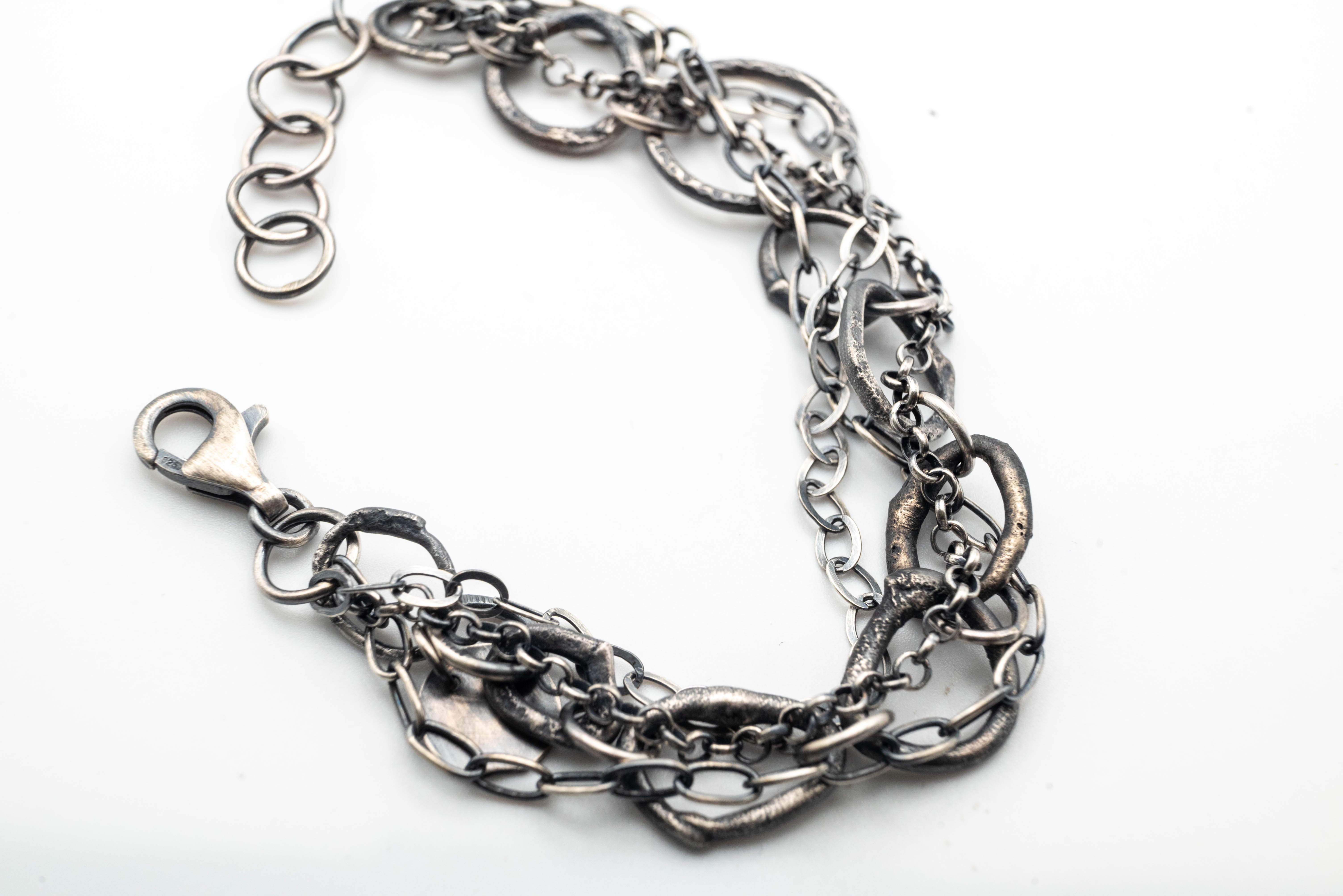 ασημενιο βραχιολι χειροποίητο