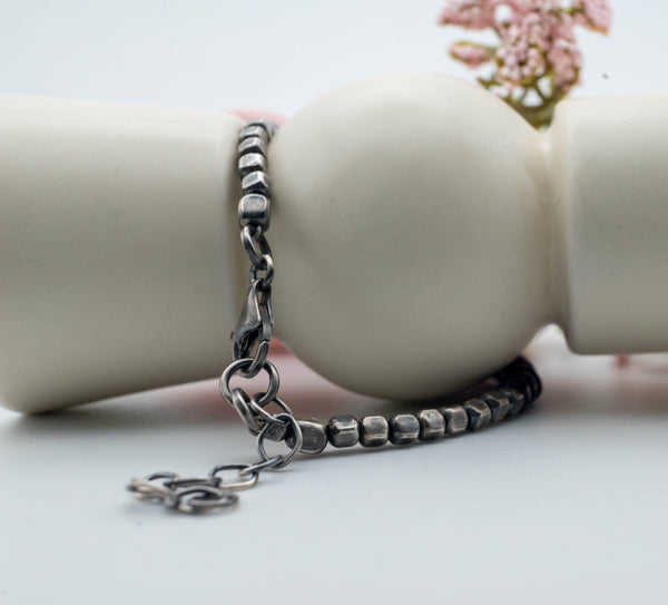 Ασημένιο βραχιόλι με Αμέθυστο