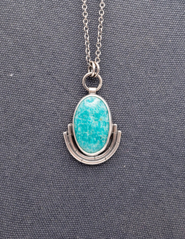 minimal boho ασημένιο κόσμημα με φυσικό λίθο