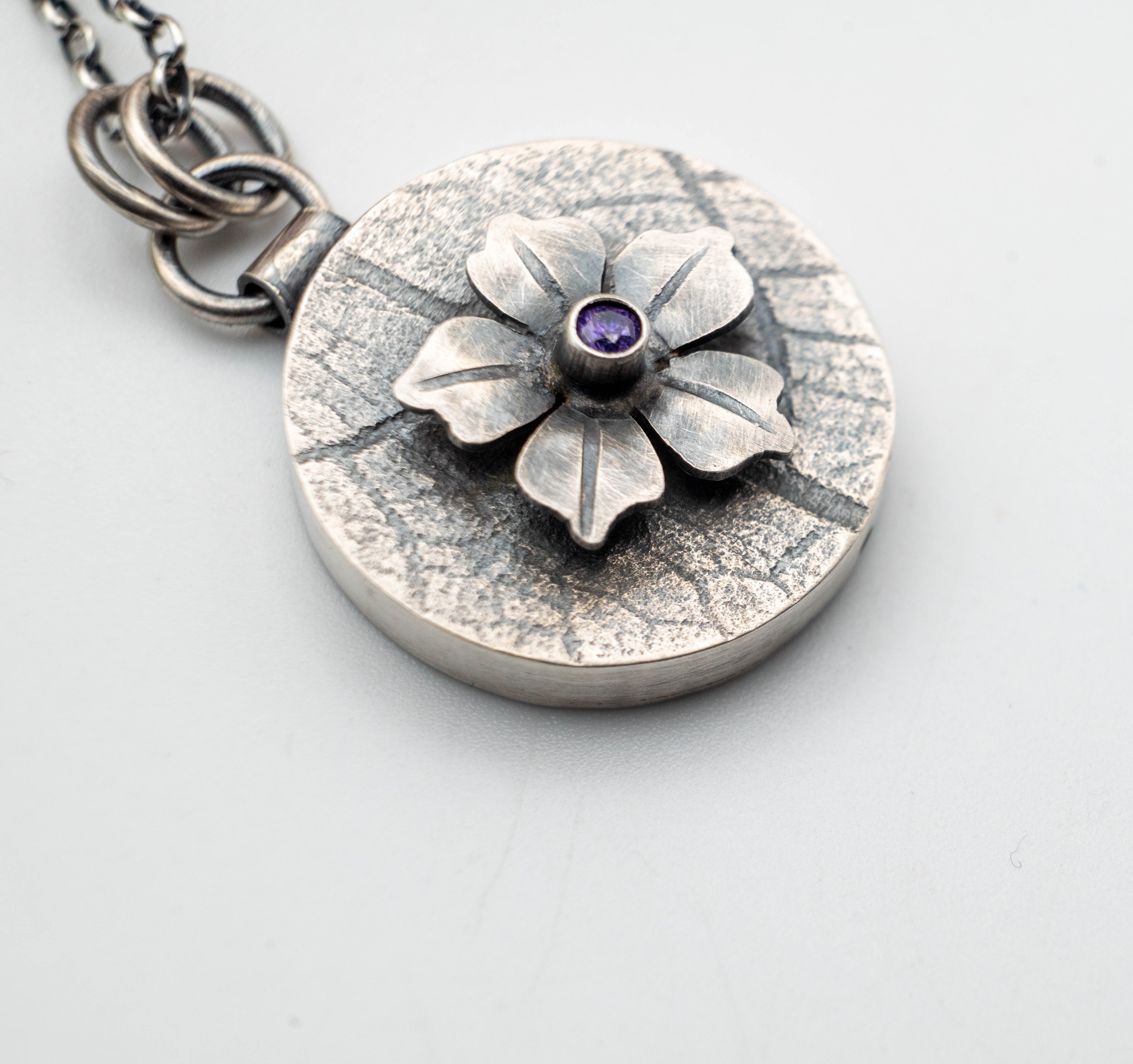 Χειροποίητο ασημένιο κολιέ 