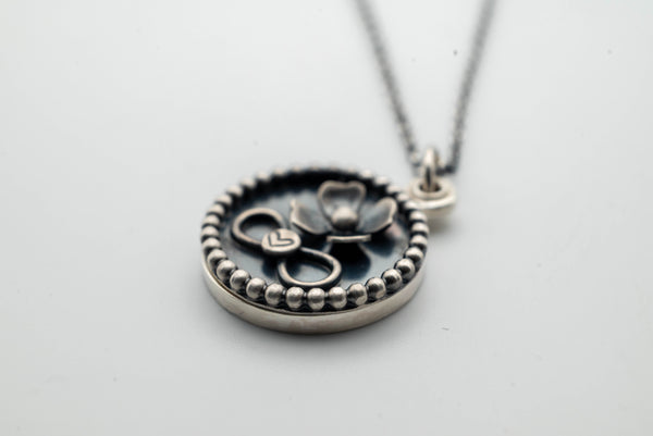 ασημενια κολιε χειροποιητα