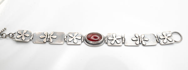 boho ασημένιο βραχιόλι αλυσίδα