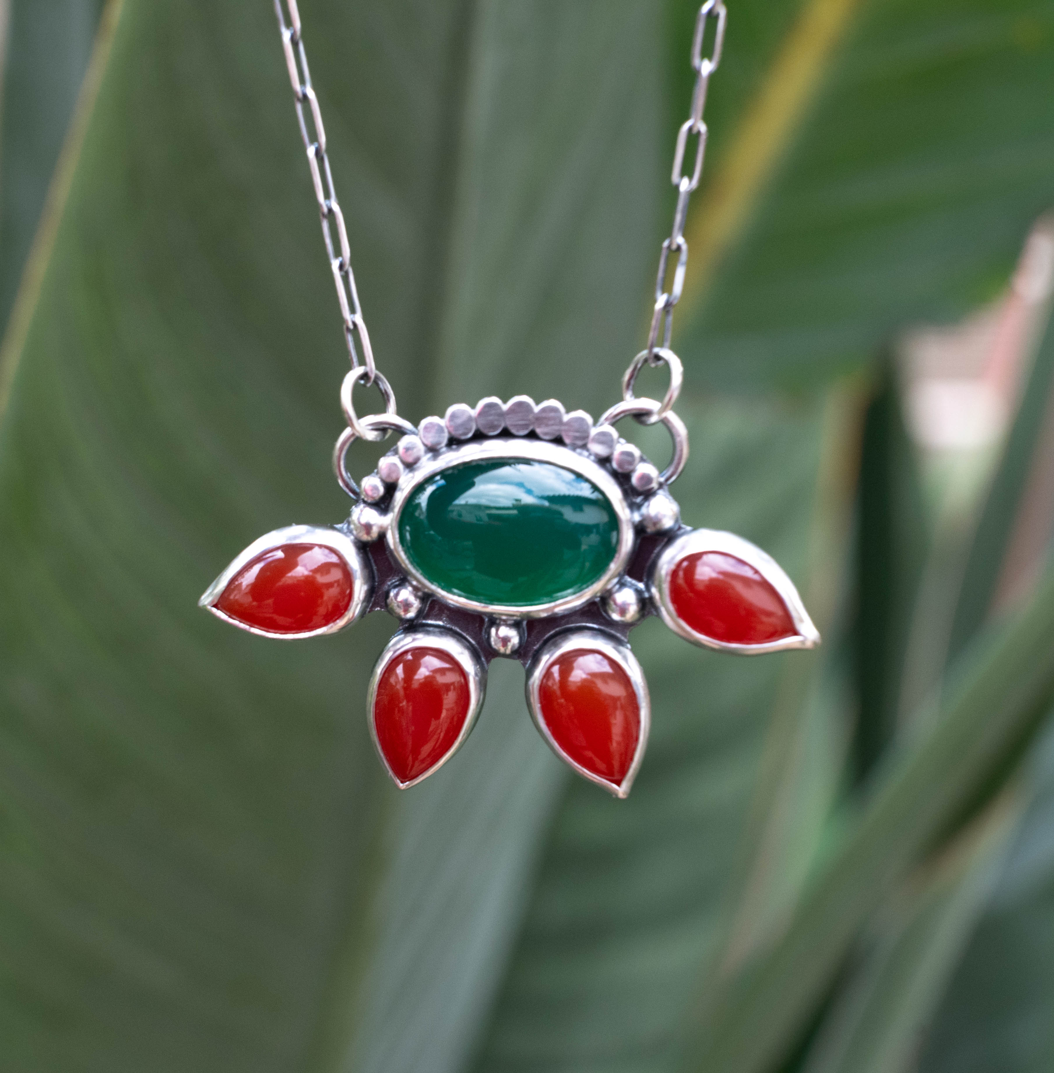 ασημένιο μενταγιόν όνυχα