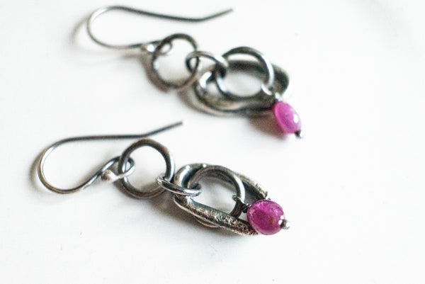 ασημενια χειροποιητα σκουλαρικια