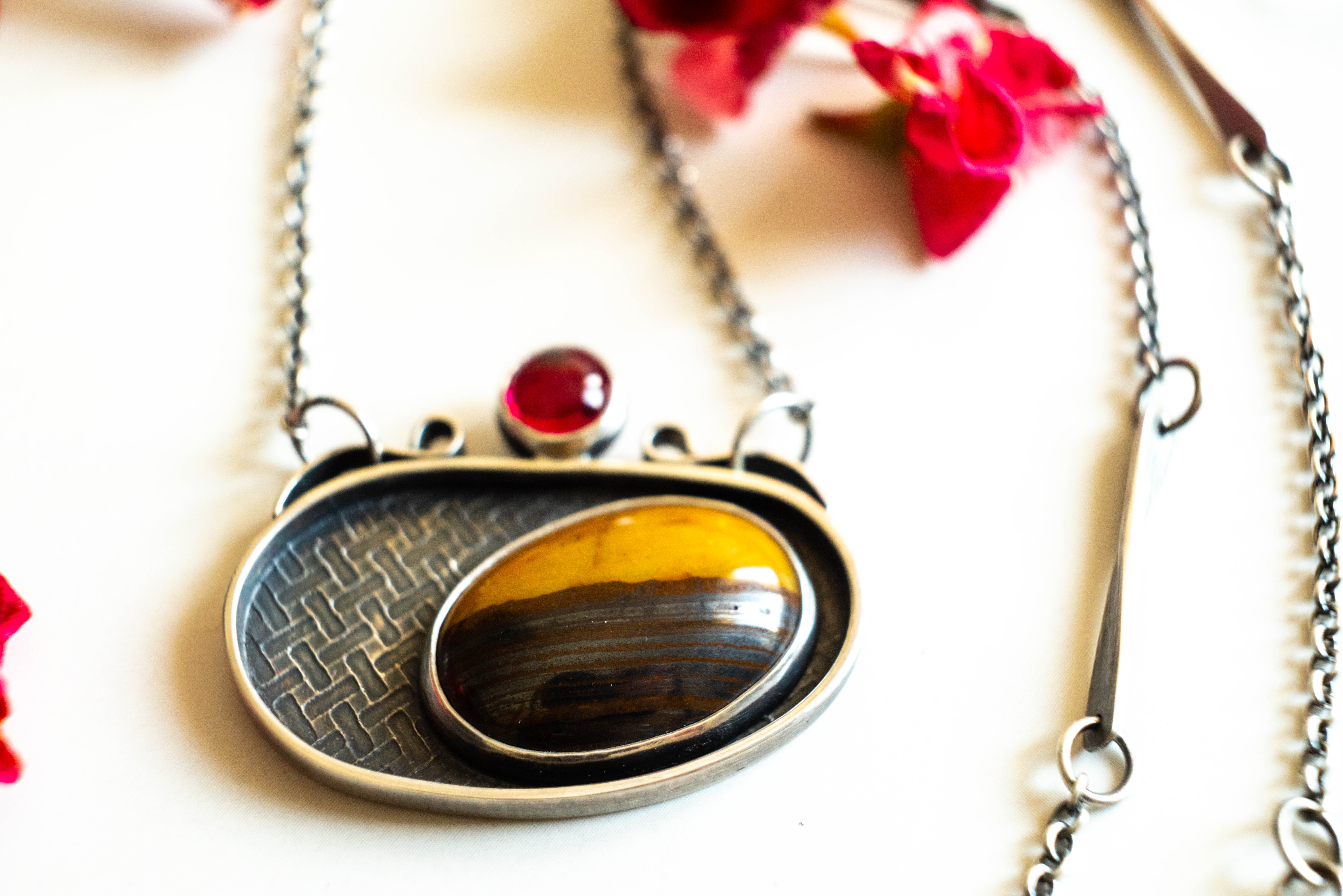 χειροποιητα ασημενια κολιε