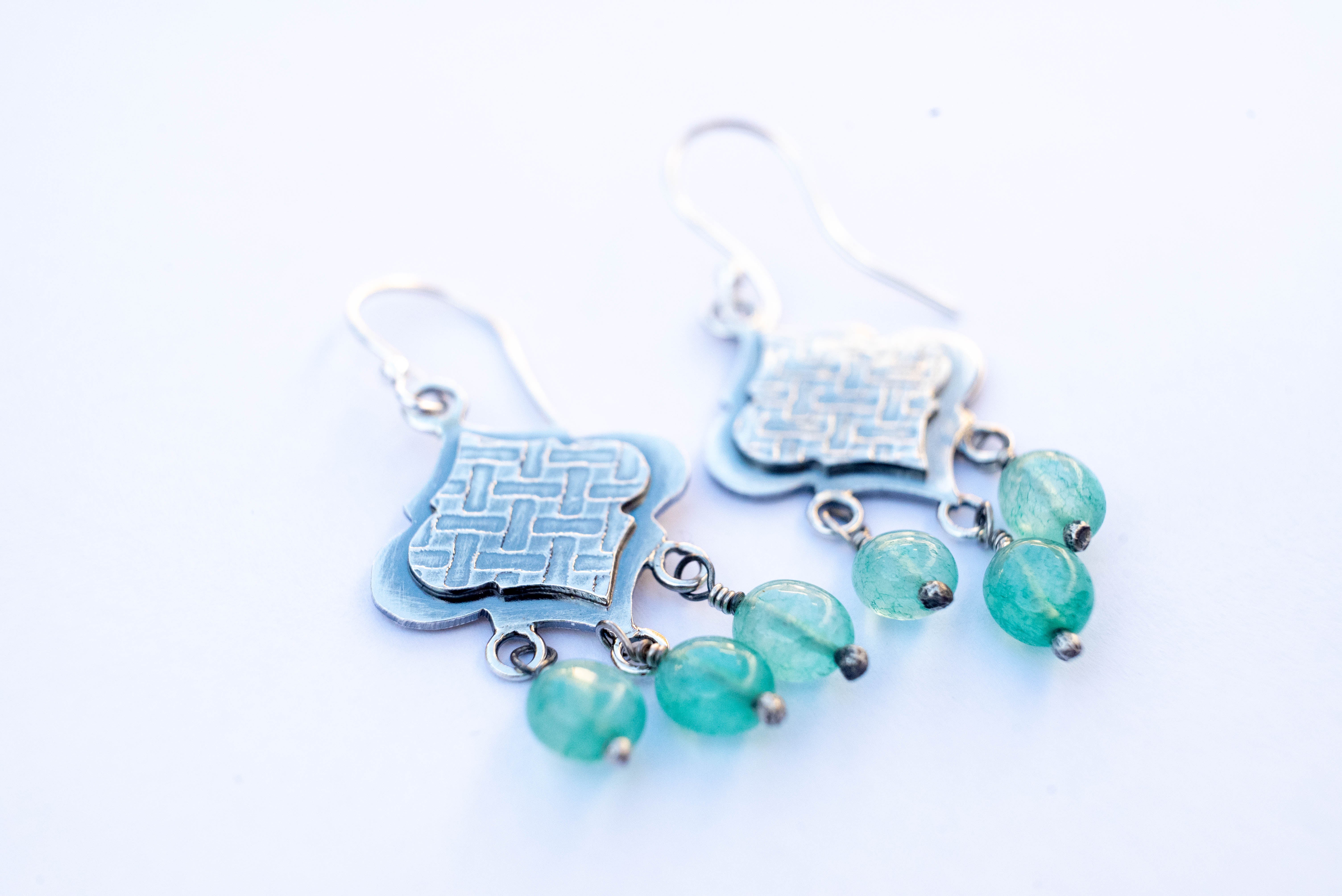 χειροποιητα σκουλαρικια με πετρες