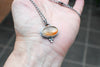 Κολιέ ηλιόλιθος sunstone ασήμι 925 κοντινό SILVERstro