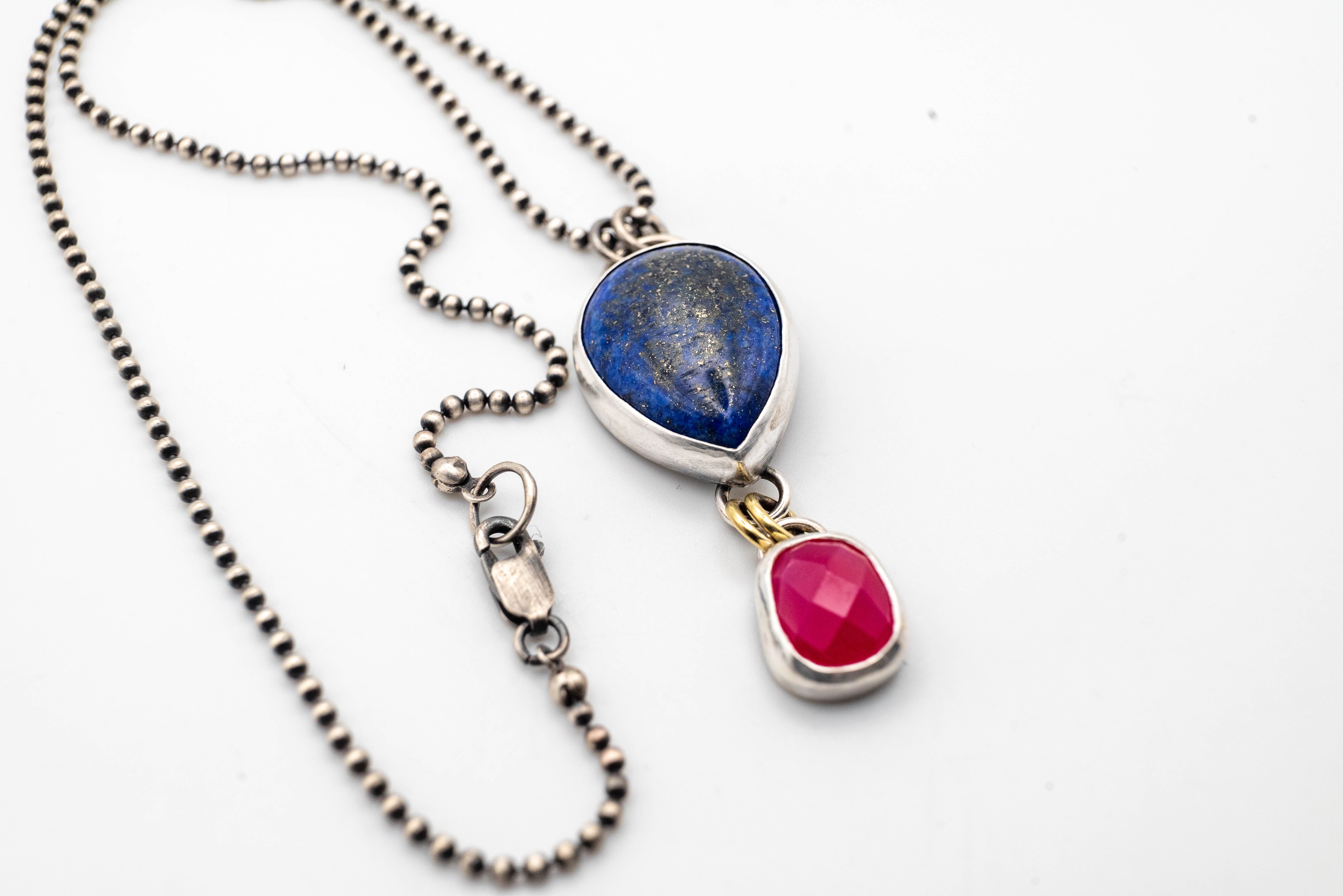 κολιε με Λαπις Λαζουλι