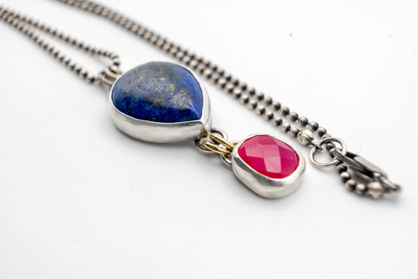 lapis pendant necklace
