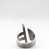 Handmade silver open ring