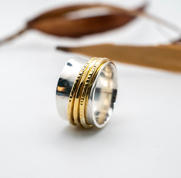 ασημενια δαχτυλιδια spinner