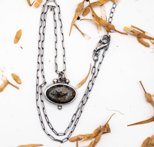 χειροποιητα ασημενια κολιε