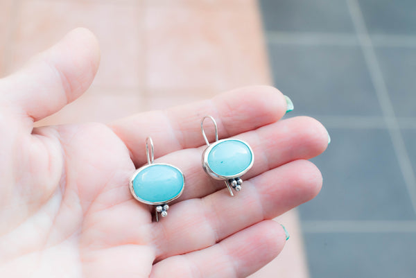 σκουλαρικια καλοκαιρινα ασημενια με πετρες