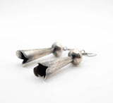 Silver earrings Native American (Squash Blossom)