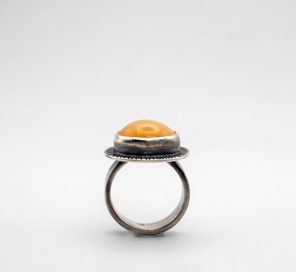 Ασημένιο δαχτυλίδι με Οπάλιο Αιθιοπίας