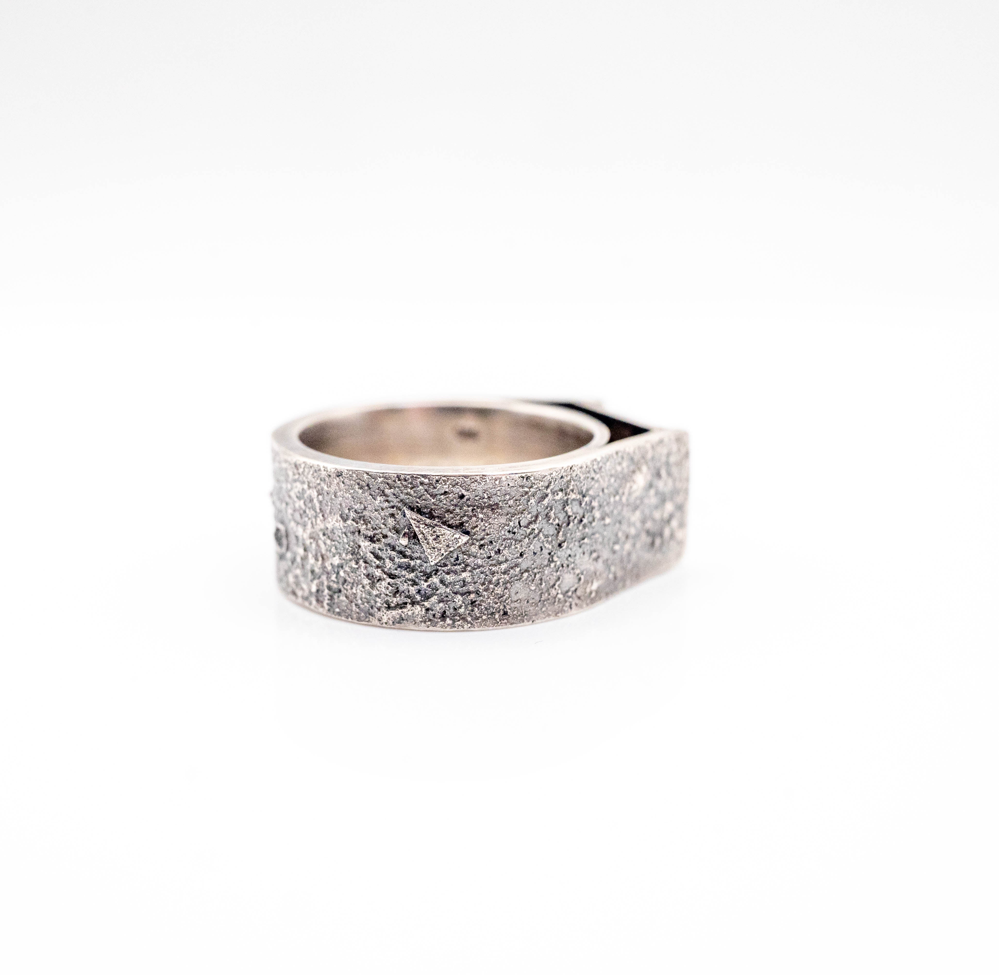 Ασημένιο Δαχτυλίδι Industrial-Unisex - SILVERstro Κοσμήματα
