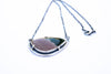 Ασημένιο κολιέ με Ίασπι του Ωκεανού (Ocean Jasper) - SILVERstro Κοσμήματα