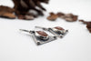 Ασημένια Σκουλαρίκια με Φεγγαρόπετρα Peach Moonstone | SILVERstro - SILVERstro Κοσμήματα