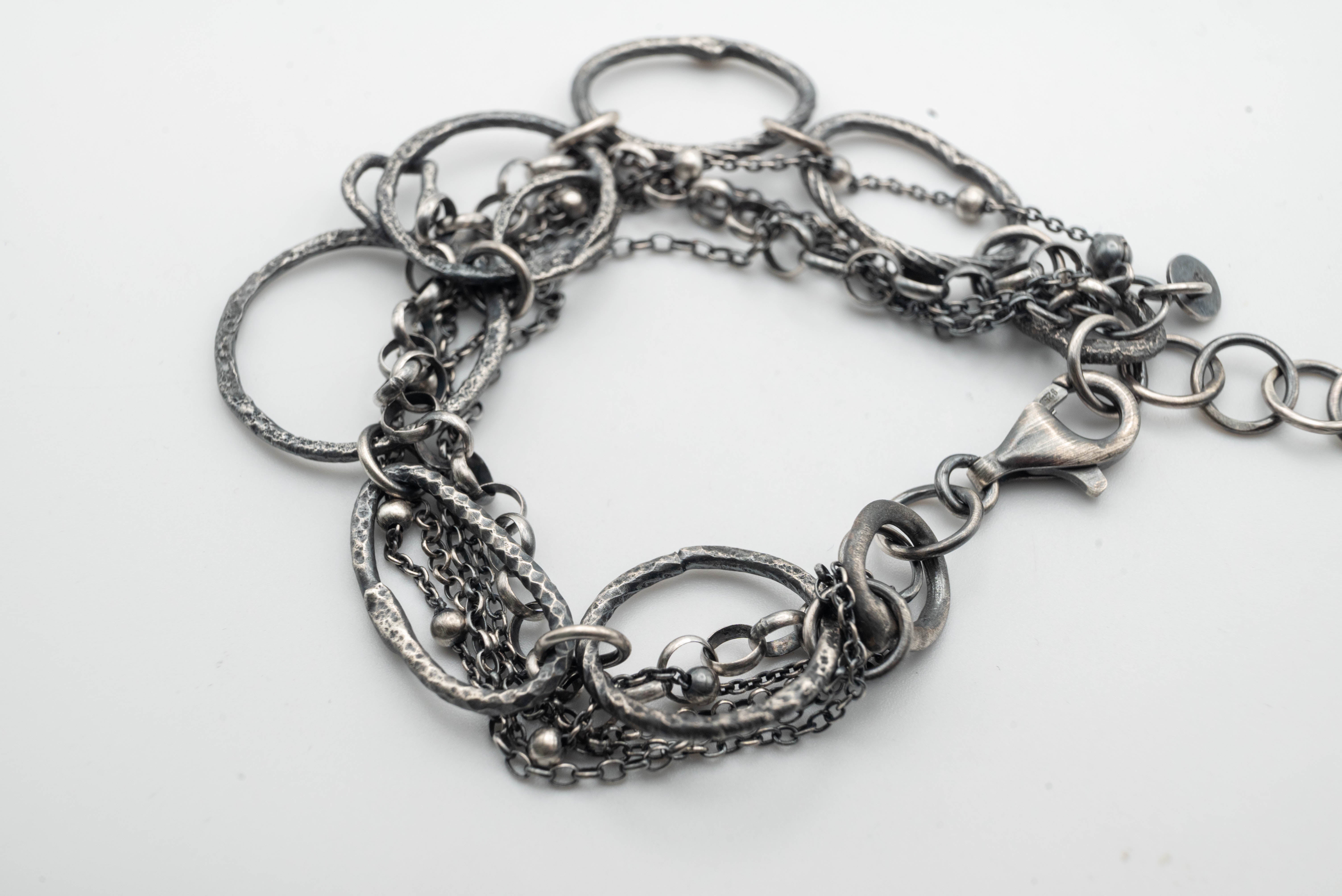Ασημένιο χειροποίητο βραχιόλι αλυσίδα UNISEX - SILVERstro Κοσμήματα