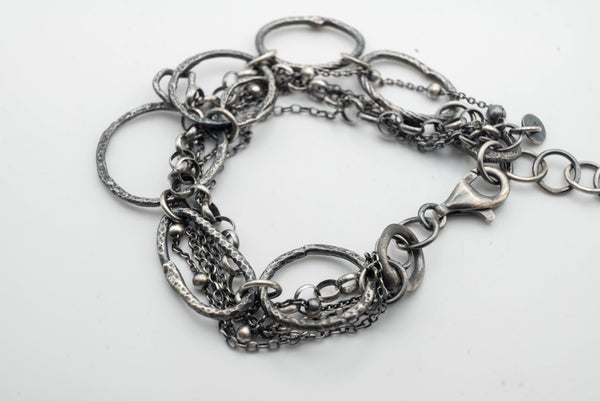 Ασημένιο χειροποίητο βραχιόλι αλυσίδα UNISEX - SILVERstro Κοσμήματα