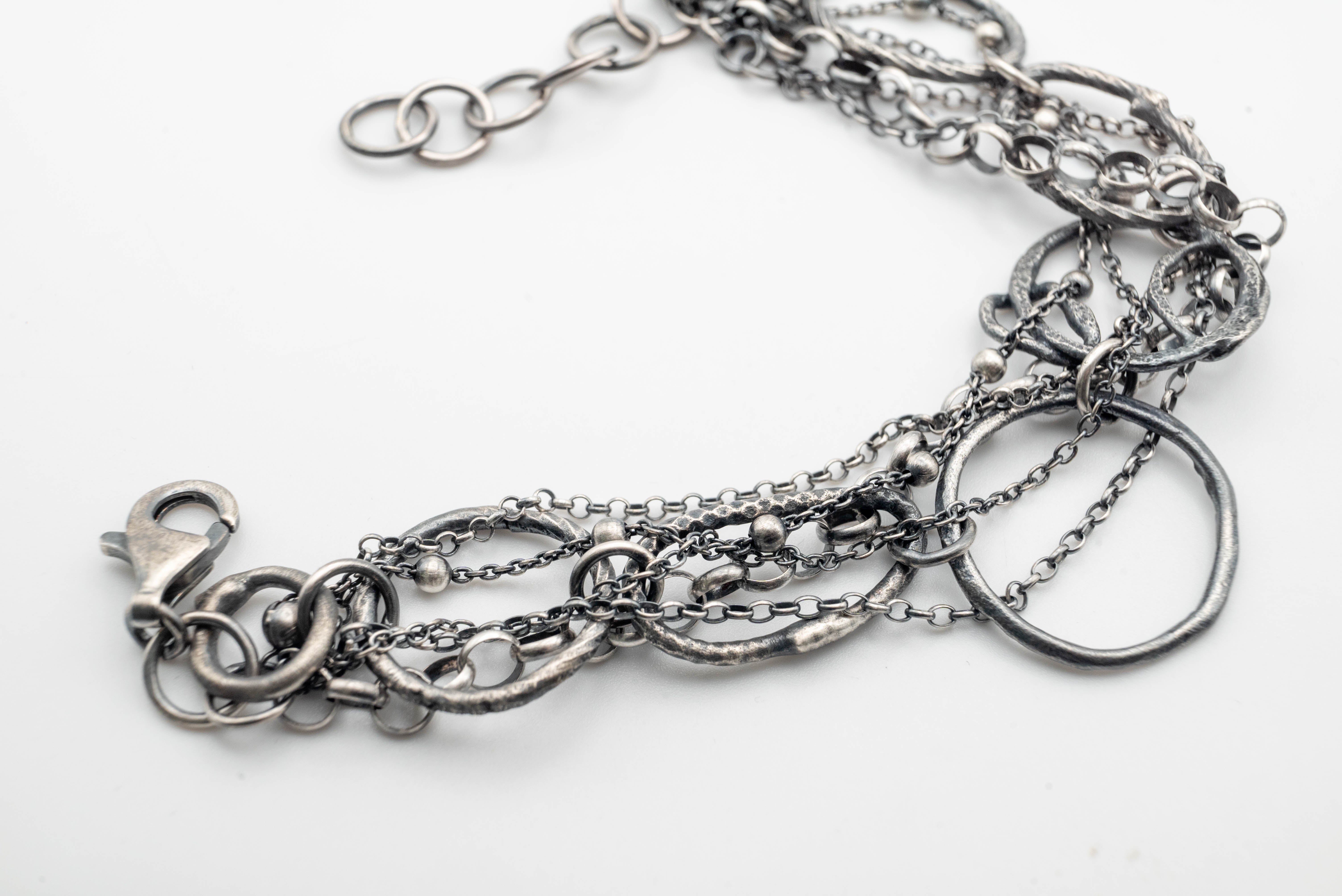 Ασημένιο χειροποίητο βραχιόλι αλυσίδα UNISEX - SILVERstro Κοσμήματα