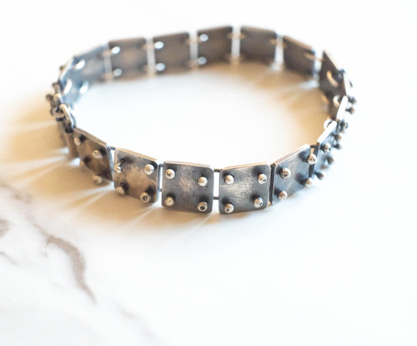 Χειροποίητο ασημένιο βραχιόλι UNISEX - SILVERstro Κοσμήματα