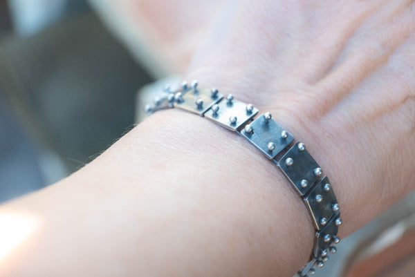 Χειροποίητο ασημένιο βραχιόλι UNISEX - SILVERstro Κοσμήματα