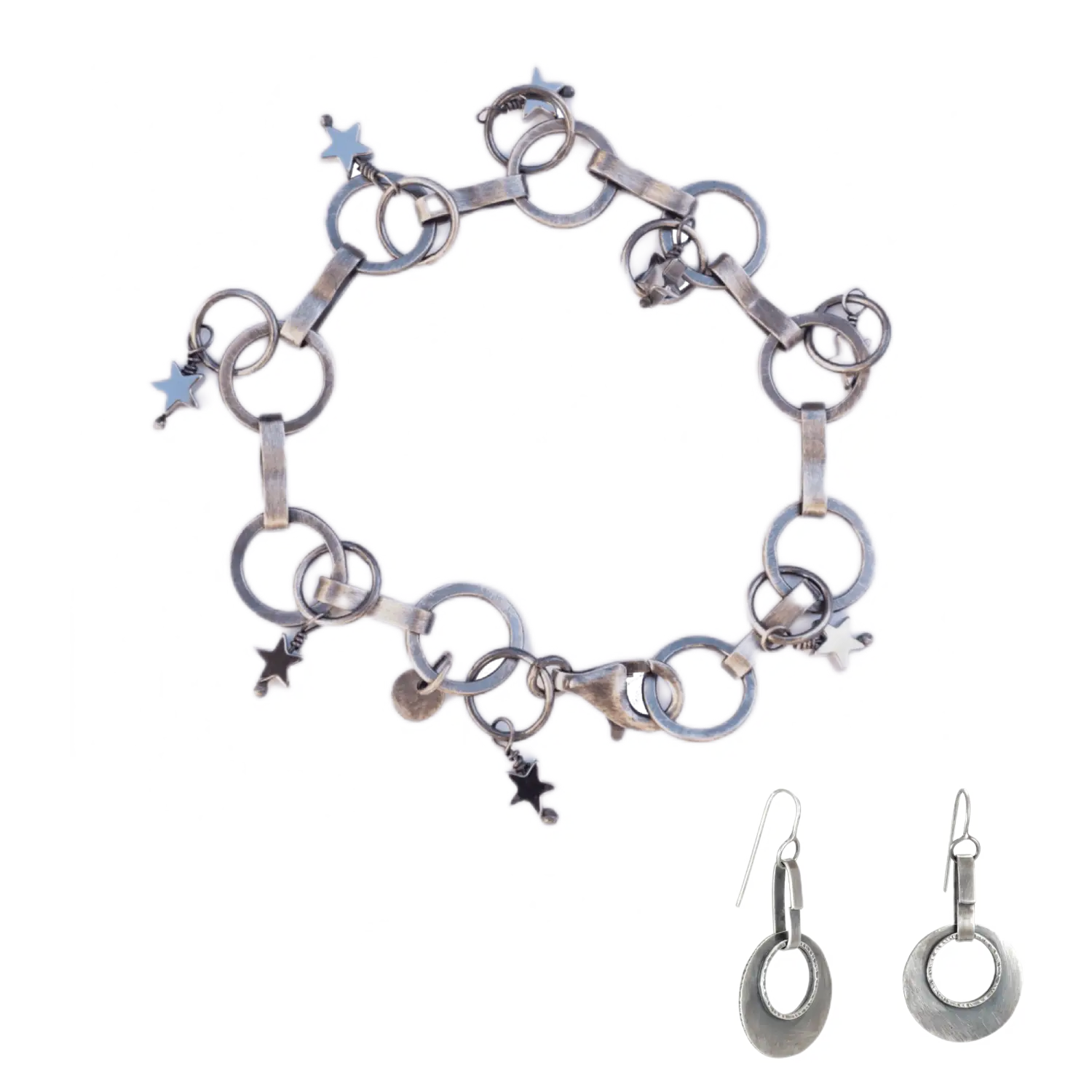 Αιματίτης- Βραχιόλι με σκουλαρίκια