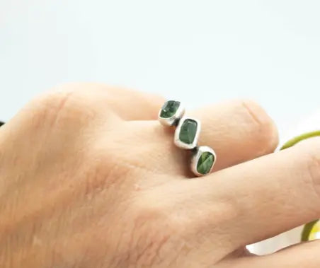 Τουρμαλίνη Δαχτυλίδι και Σκουλαρίκια