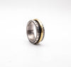 Χειροποίητο spinner – meditation ring – ασήμι ορείχαλκος – SILVERstro