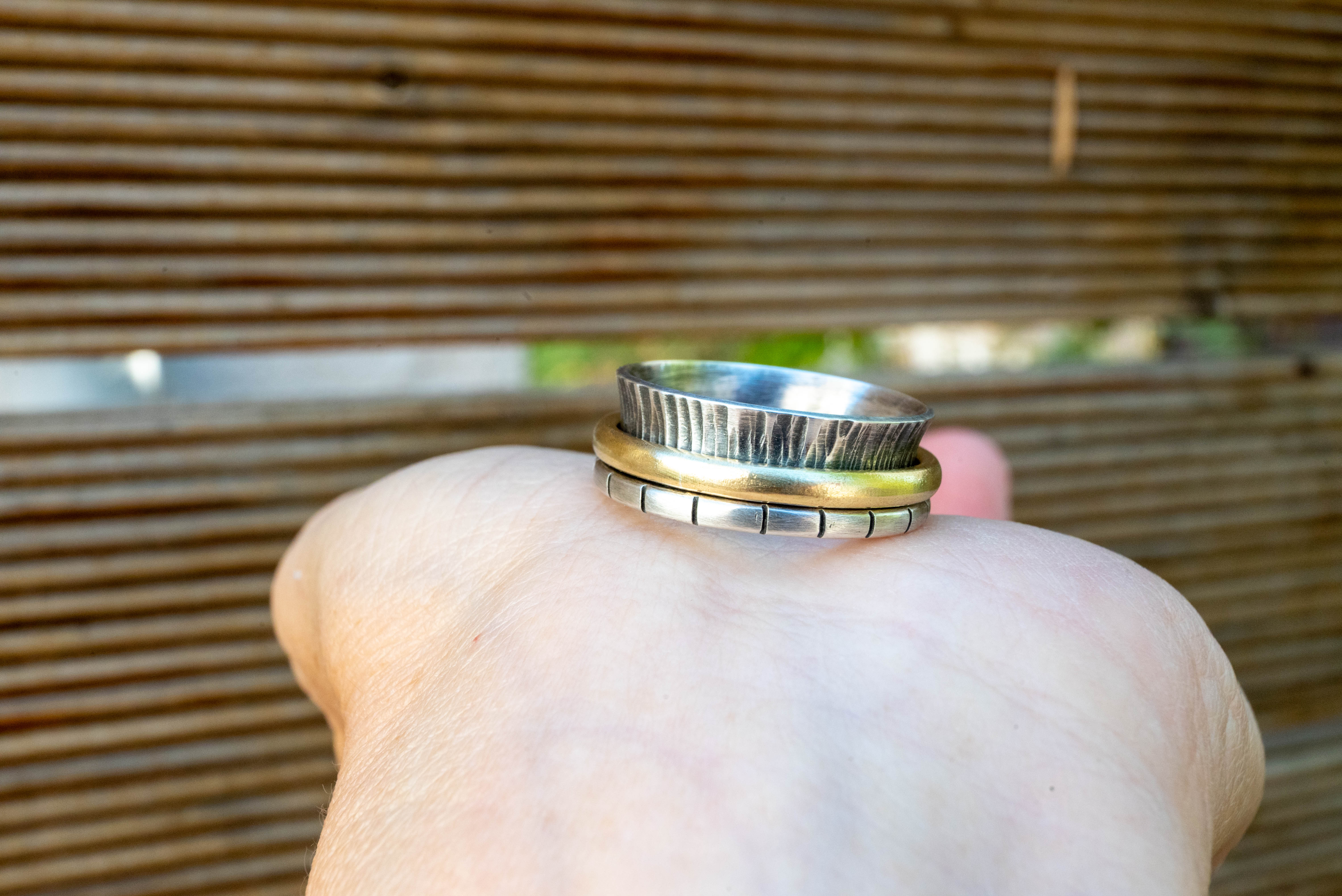 Ιδιαίτερο δώρο spinner δαχτυλίδι ασήμι 925 χειροποίητο – SILVERstro