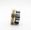 Unisex spinner δαχτυλίδι χρυσό – ασήμι 925 – SILVERstro