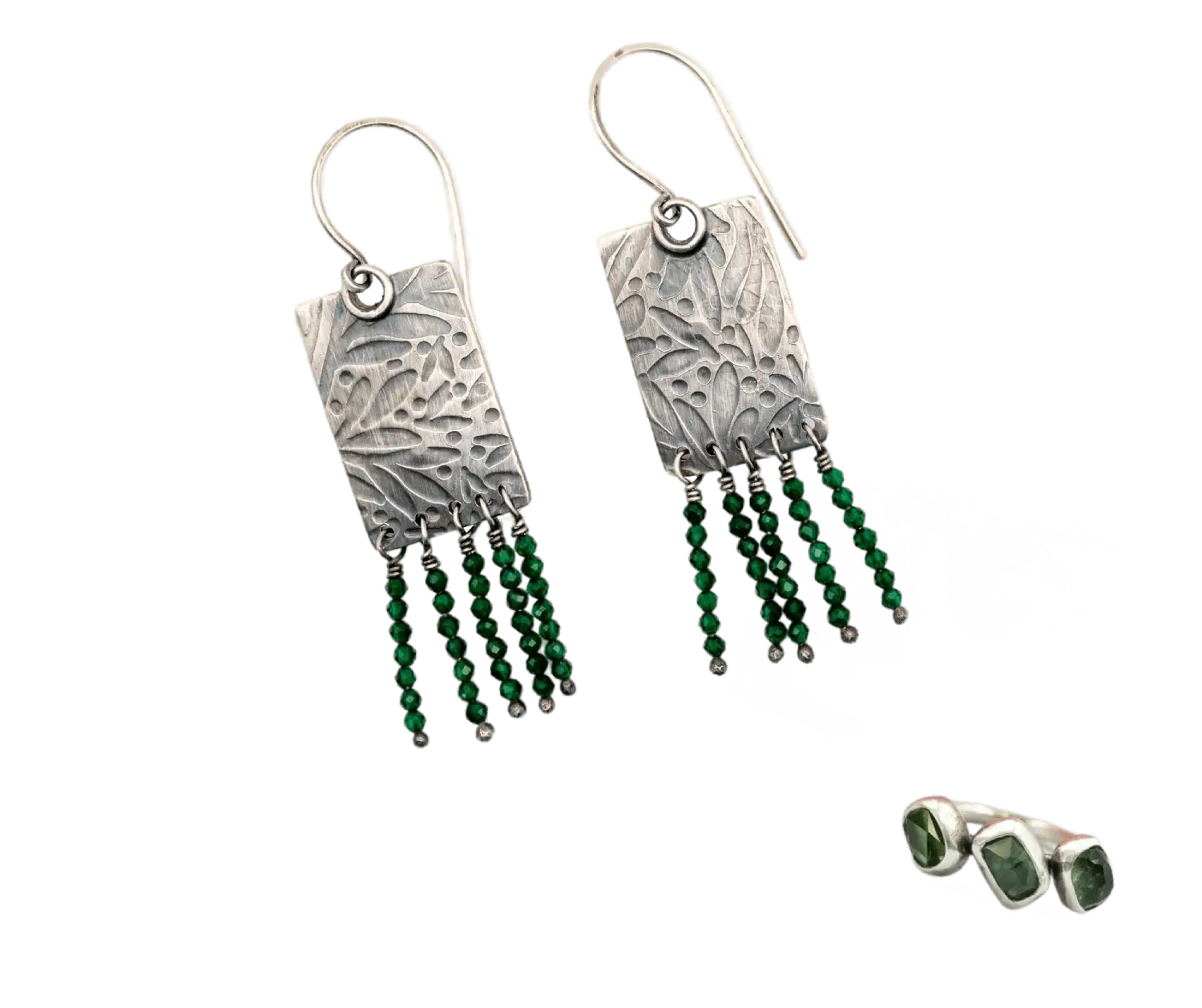 Τουρμαλίνη Δαχτυλίδι και Σκουλαρίκια