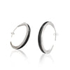 Κρίκοι Ασήμι 925 με Οξείδωση 40mm Χειροποίητοι - SILVERstro Κοσμήματα