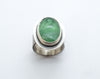 Ασημένιο δαχτυλίδι 925 με Πράσινο Φθορίτη (Green Flourite) - SILVERstro Κοσμήματα