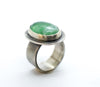 Ασημένιο δαχτυλίδι 925 με Πράσινο Φθορίτη (Green Flourite) - SILVERstro Κοσμήματα