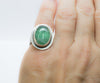Ασημένιο δαχτυλίδι 925 με Πράσινο Φθορίτη (Green Flourite) - SILVERstro Κοσμήματα