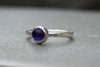Ασημένιο δαχτυλίδι με Αμέθυστο (Amethyst) - SILVERstro Κοσμήματα