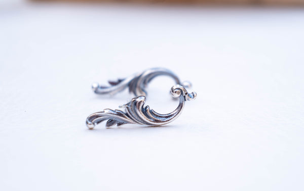 Ασημένια σκουλαρίκια Art Nouveau - SILVERstro Κοσμήματα