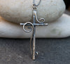 Ασημένιος γυναικείος σταυρός