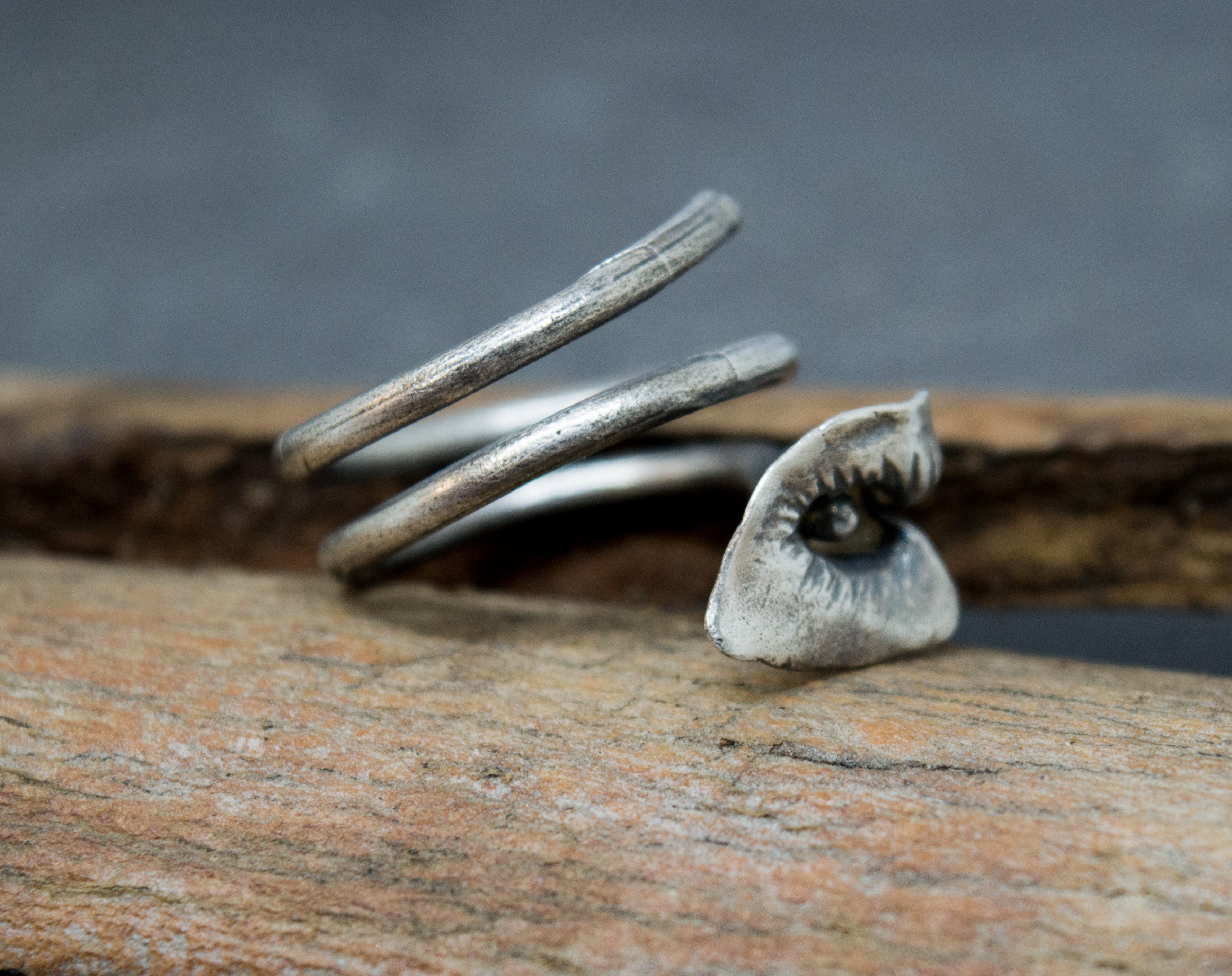 Ασημένιο δαχτυλίδι Κρίνος