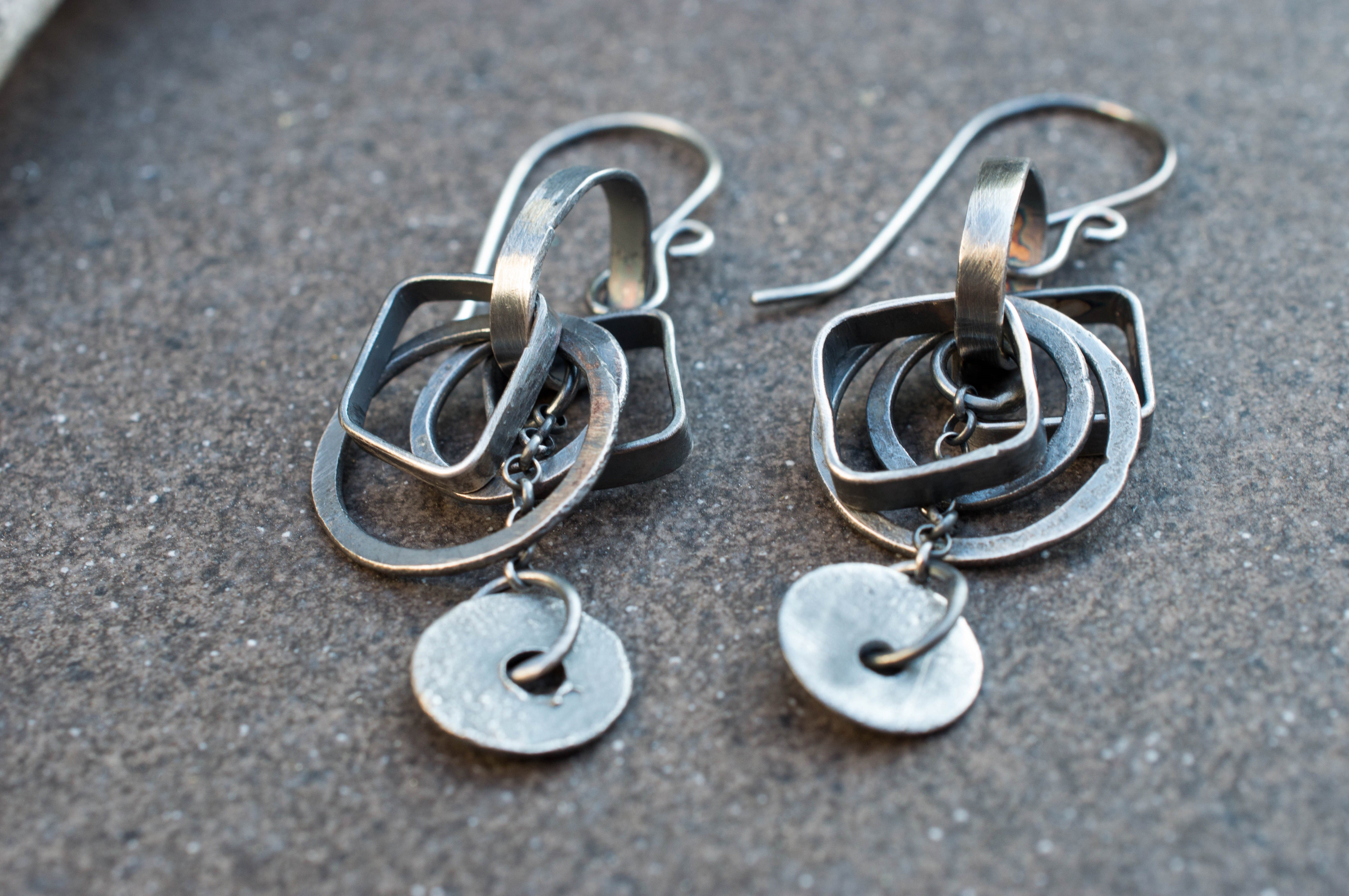 ασημενια σκουλαρικια