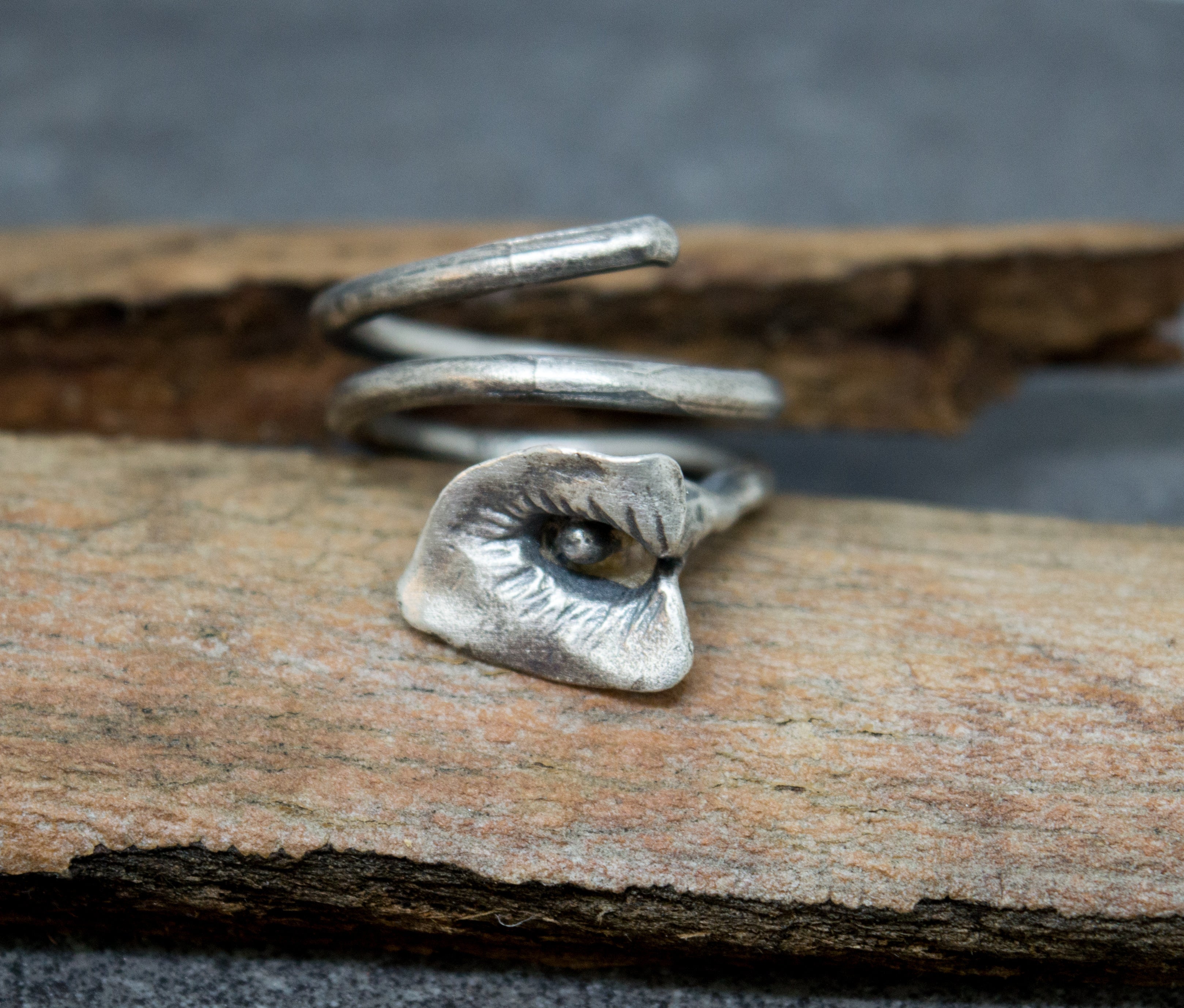 Ασημένιο δαχτυλίδι Κρίνος