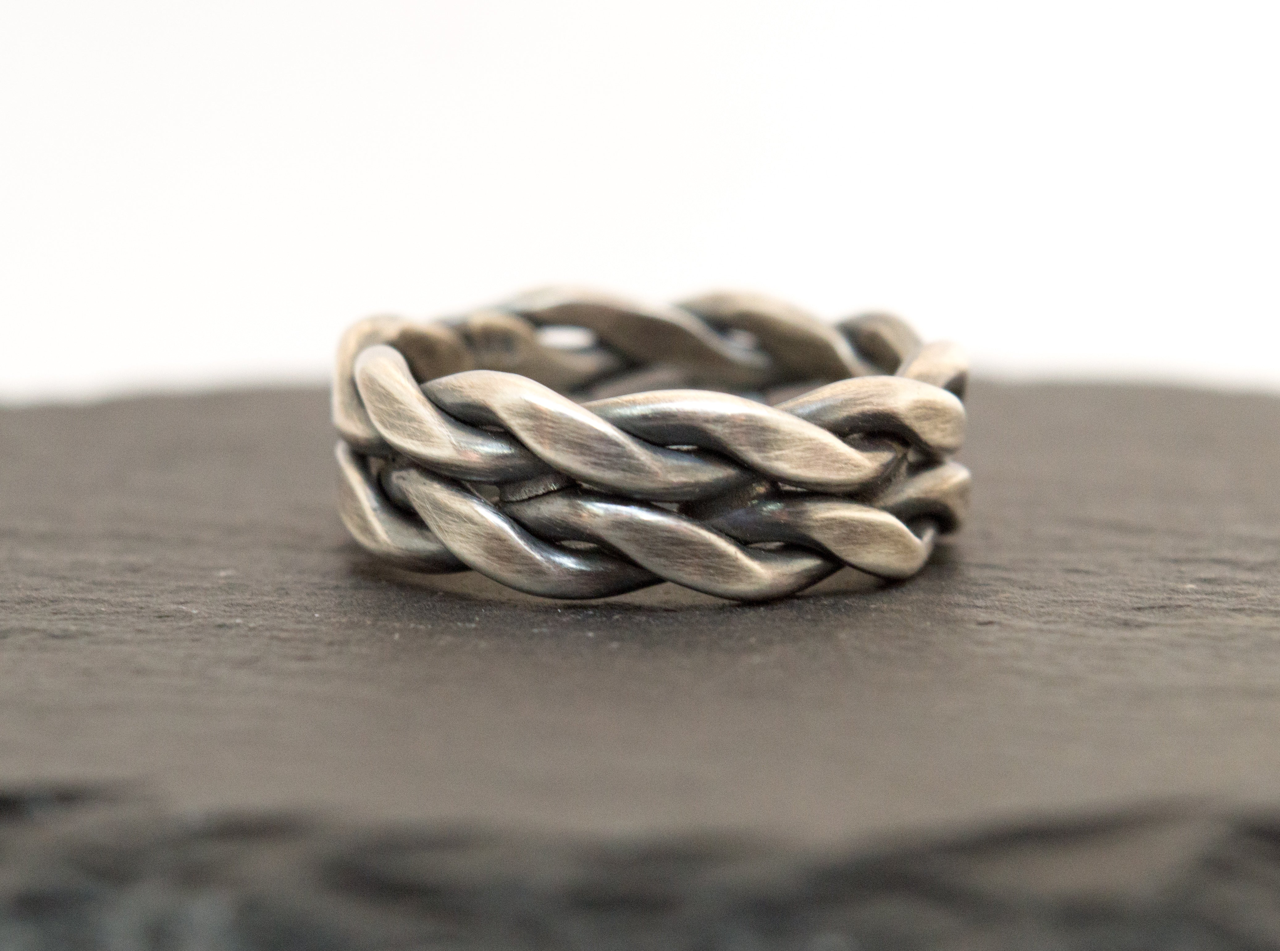 μεγάλο ανδρικό δαχτυλίδι χειροποίητο ασημένιο