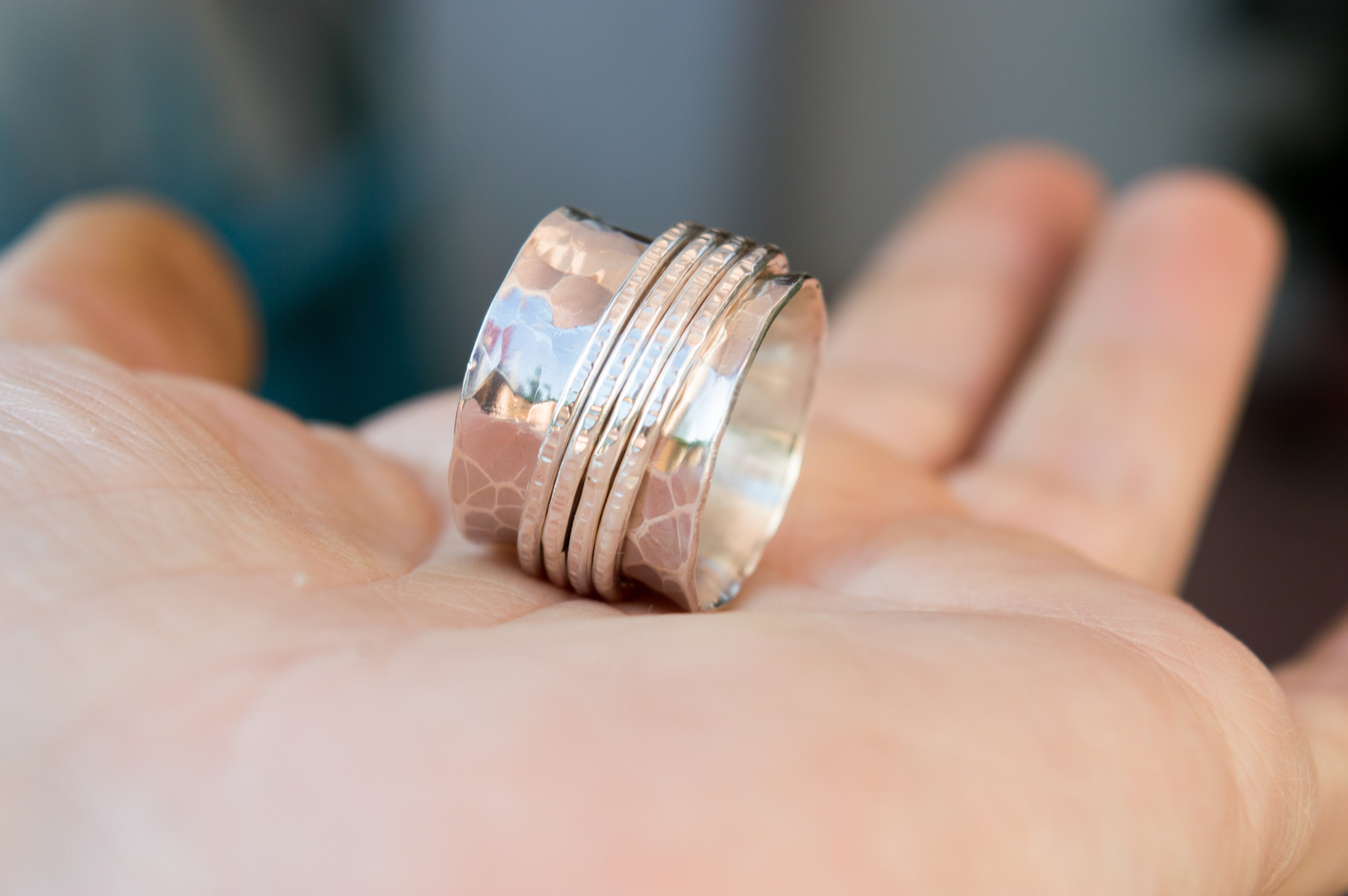 χειροποίητα ασημένια δαχτυλίδια