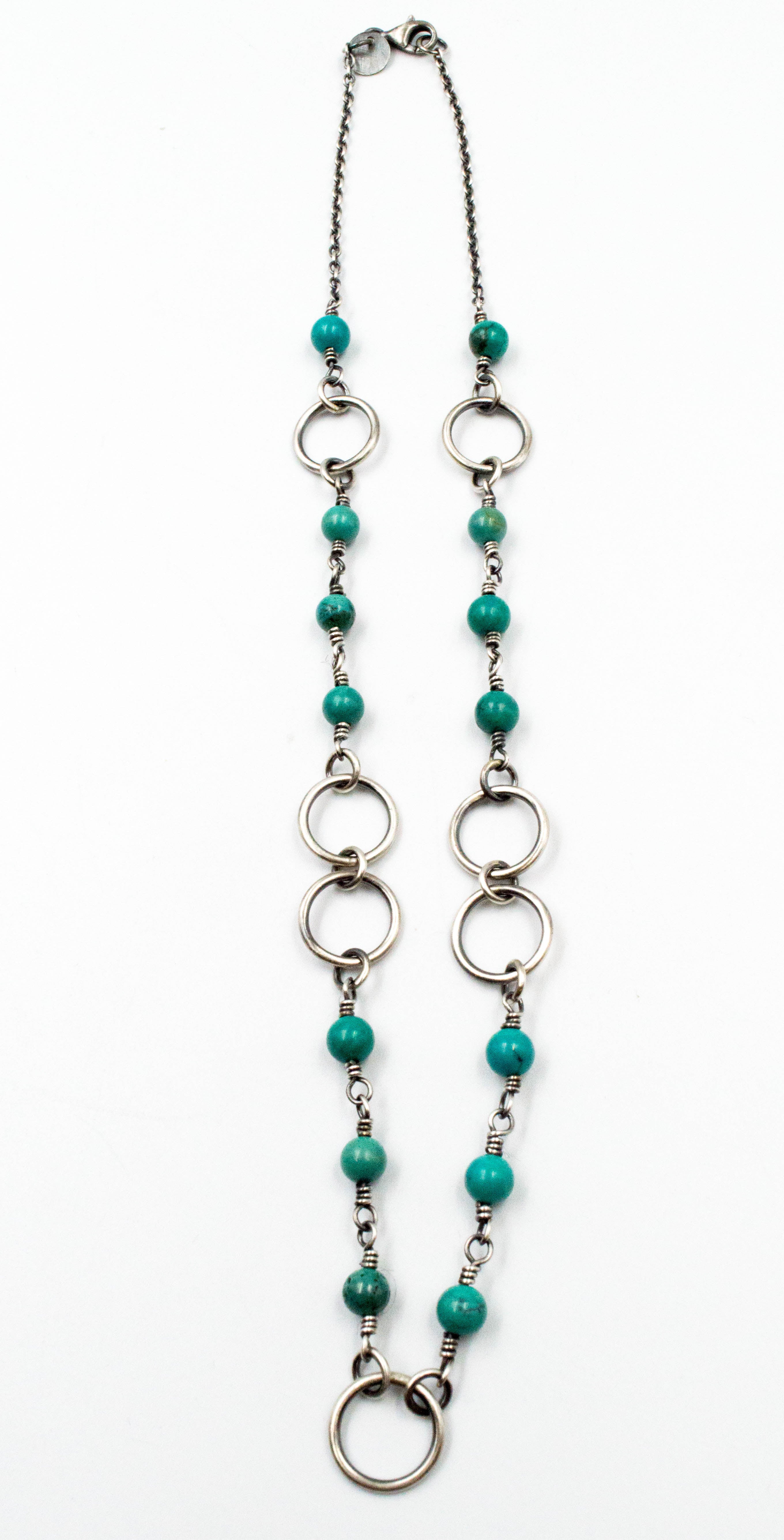 κολιε με τουρκουαζ