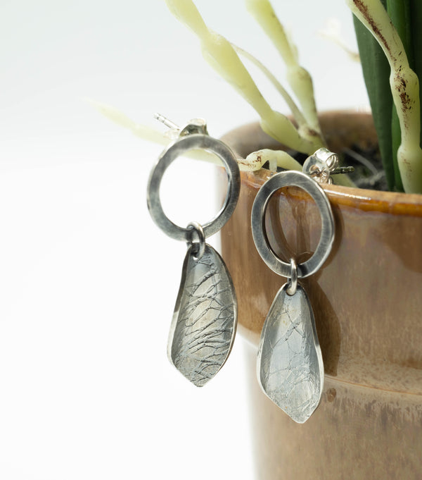 σκουλαρικια φυλλα