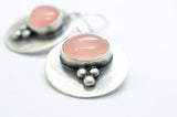 Ροζ quartz σκουλαρίκια