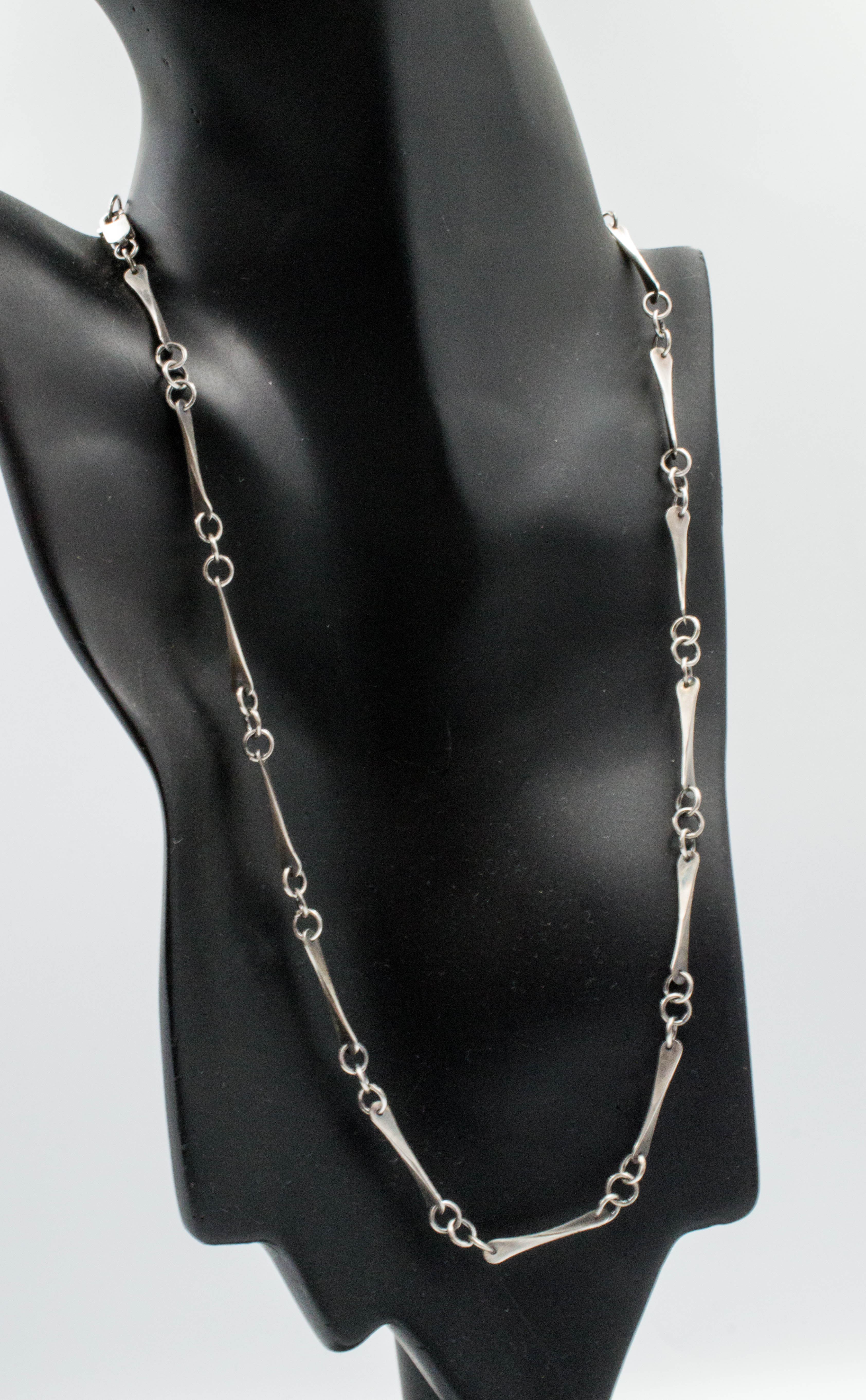 ασημένια κολιε χειρποίητα