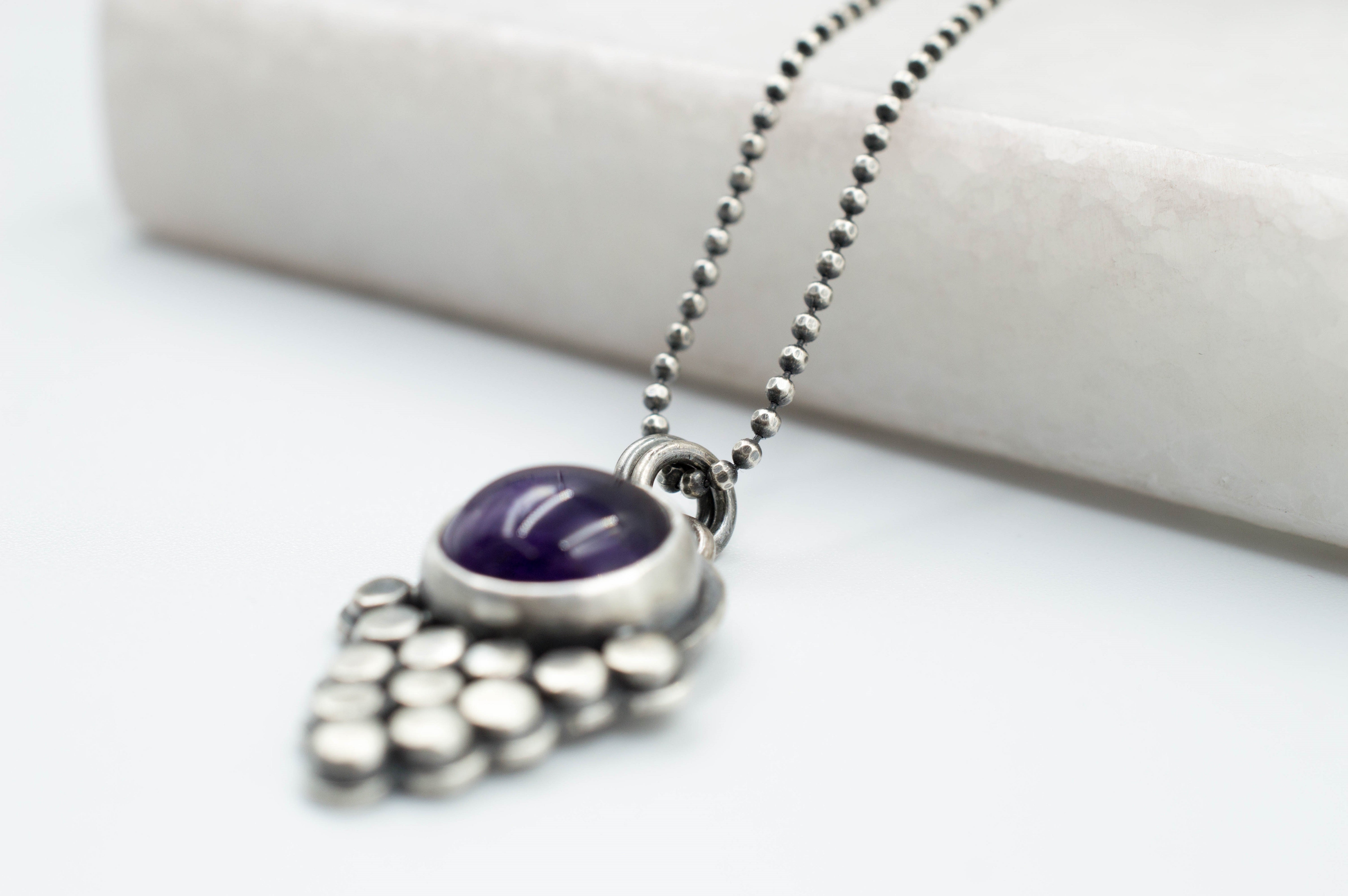 ασημένια χειροποίητα κολιέ